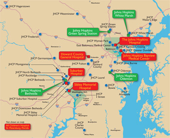 Directions to Johns Hopkins Medicine Locations