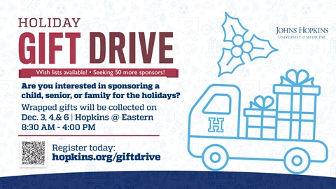 Johns Hopkins 2024 Holiday Gift Drive