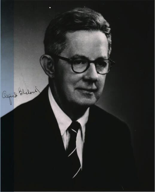 Dr. Alfred Blalock, chief of the Department of Surgery at The Johns Hopkins Hospital from 1941-1964.