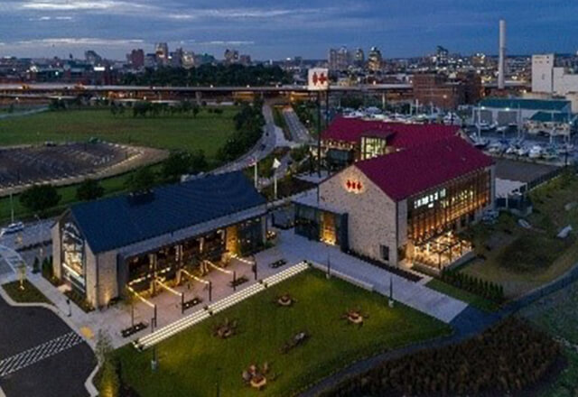 A photo of Sagamore Spirit's facility.