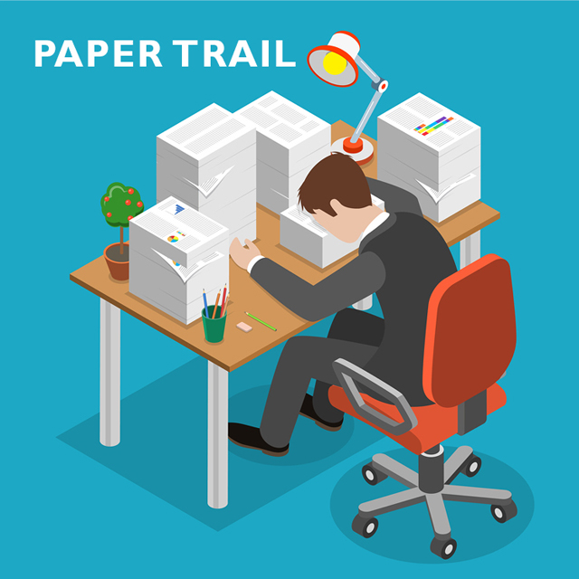 paper trail research definition