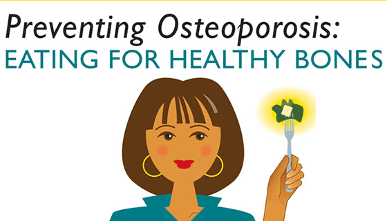 Preventing Osteoporosis Eating For Healthy Bones Infographic Johns
