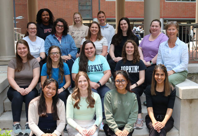 Johns Hopkins Children's Center Child Life team 2025