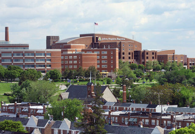 Front entrance of Bayview hospital