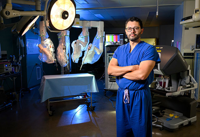 dr. alejandro garcia in a surgical suite