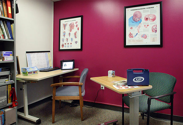 Speech and language therapy room