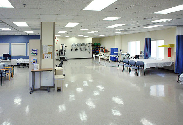 Physical therapy gym