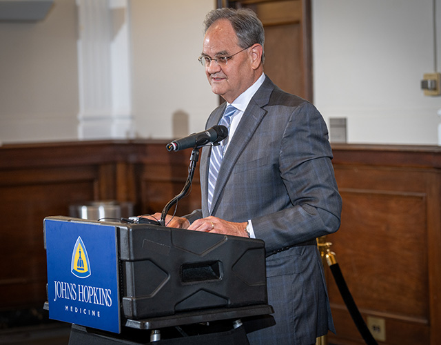 Dr. Landon King, Executive Vice Dean of Johns Hopkins School of Medicine, reflected on Dr. Jones’ legacy. 