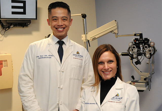 Dr. Lee Guo and Dr. Michelle Hessen