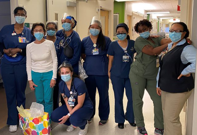 Members of the Johns Hopkins Hospital Nursing team